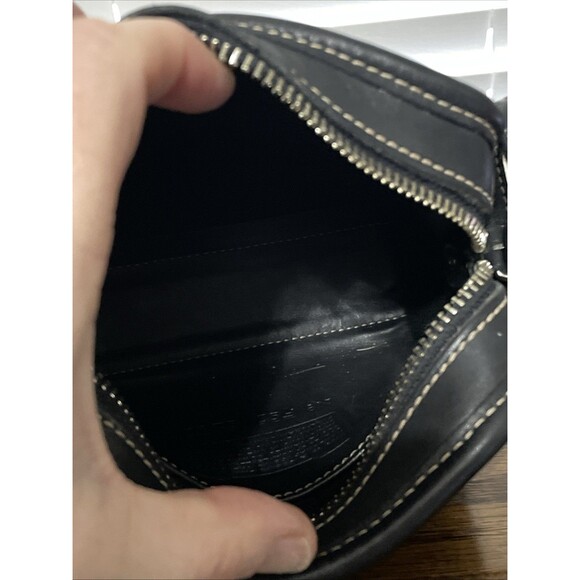 Y2K Vtg Coach Bellini Mini Black Leather Crossbody Camera Purse Bag - Picture 10 of 11